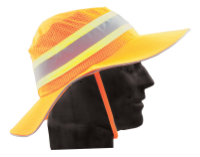 ON SITE SAFETY WIDE BRIM HAT - NEON ORANGE LARGE/XL 